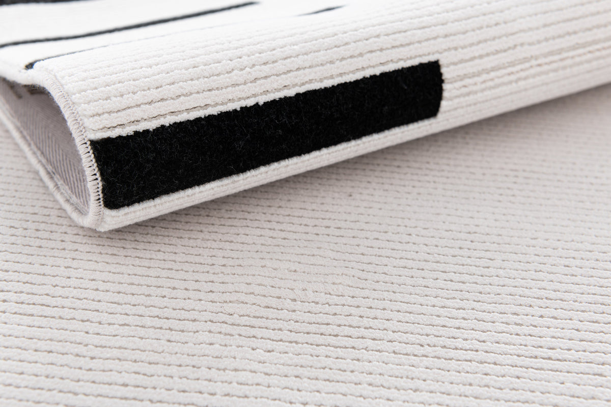 Läufer Luxus Teppich Laax in Weiss von Hadorn™ - Lifestyle Image