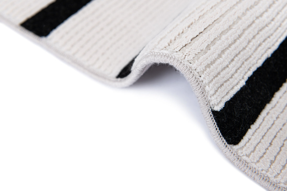 Rechteck Luxus Teppich Laax in Grau von Hadorn™ - Lifestyle Image