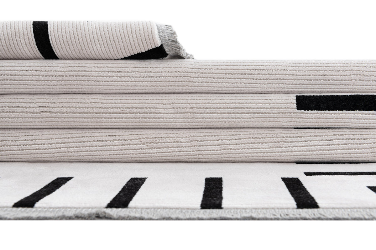 Rechteck Luxus Teppich Laax in Grau von Hadorn™ - Lifestyle Image