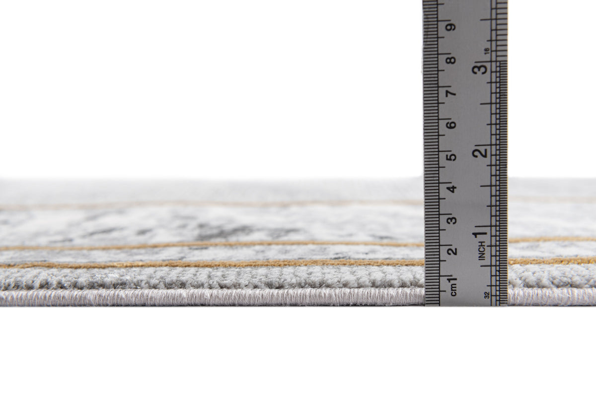 Rechteck Luxus Teppich Zurich in Weiss von Hadorn™ - Lifestyle Image