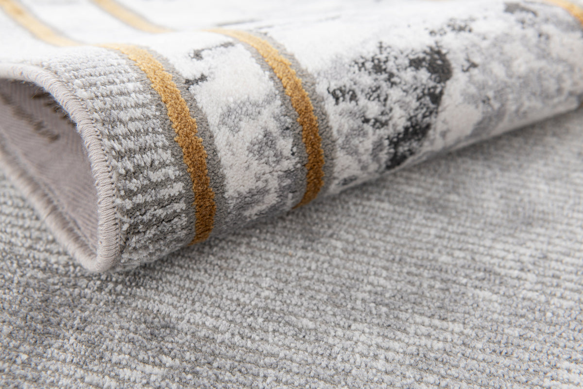 Rechteck Luxus Teppich Zurich in Weiss von Hadorn™ - Lifestyle Image