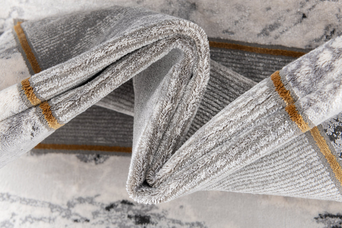Rechteck Luxus Teppich Zurich in Weiss von Hadorn™ - Lifestyle Image