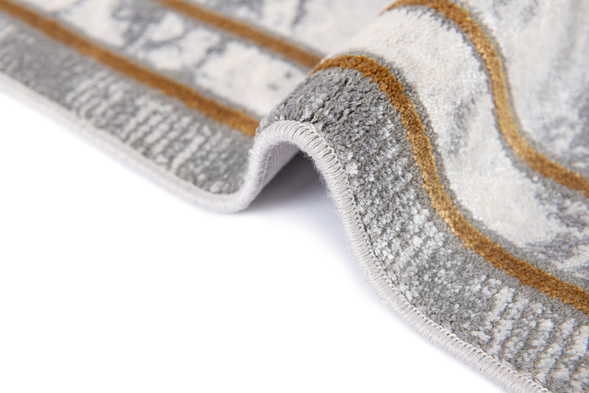 Rechteck Luxus Teppich Zurich in Weiss von Hadorn™ - Lifestyle Image