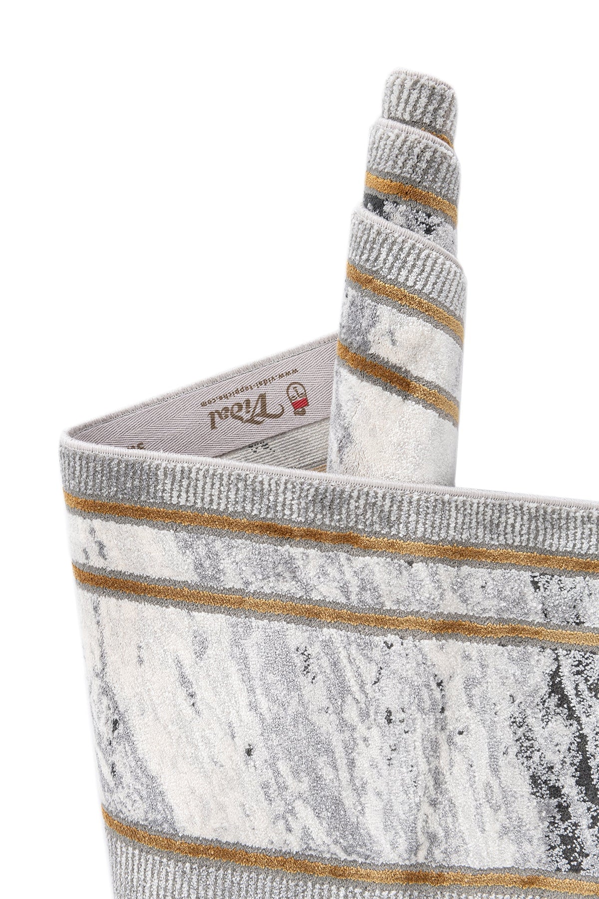 Rechteck Luxus Teppich Zurich in Weiss von Hadorn™ - Lifestyle Image