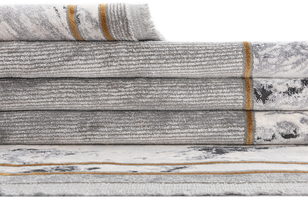 Rechteck Luxus Teppich Zurich in Weiss von Hadorn™ - Lifestyle Image