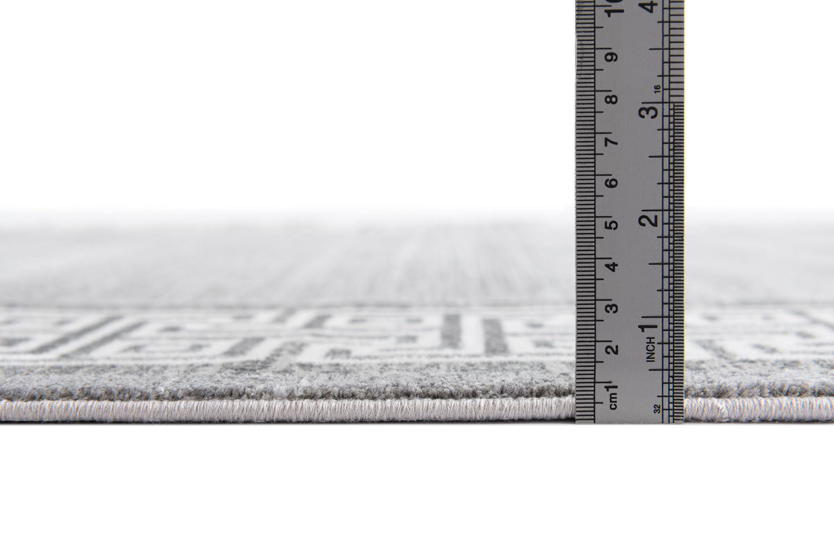 Rechteck Luxus Teppich Zurich in Grau von Hadorn™ - Lifestyle Image