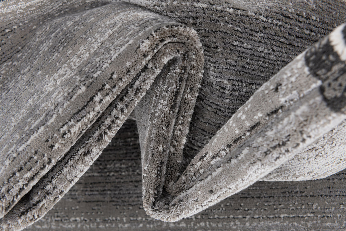 Rechteck Luxus Teppich Zurich in Grau von Hadorn™ - Lifestyle Image