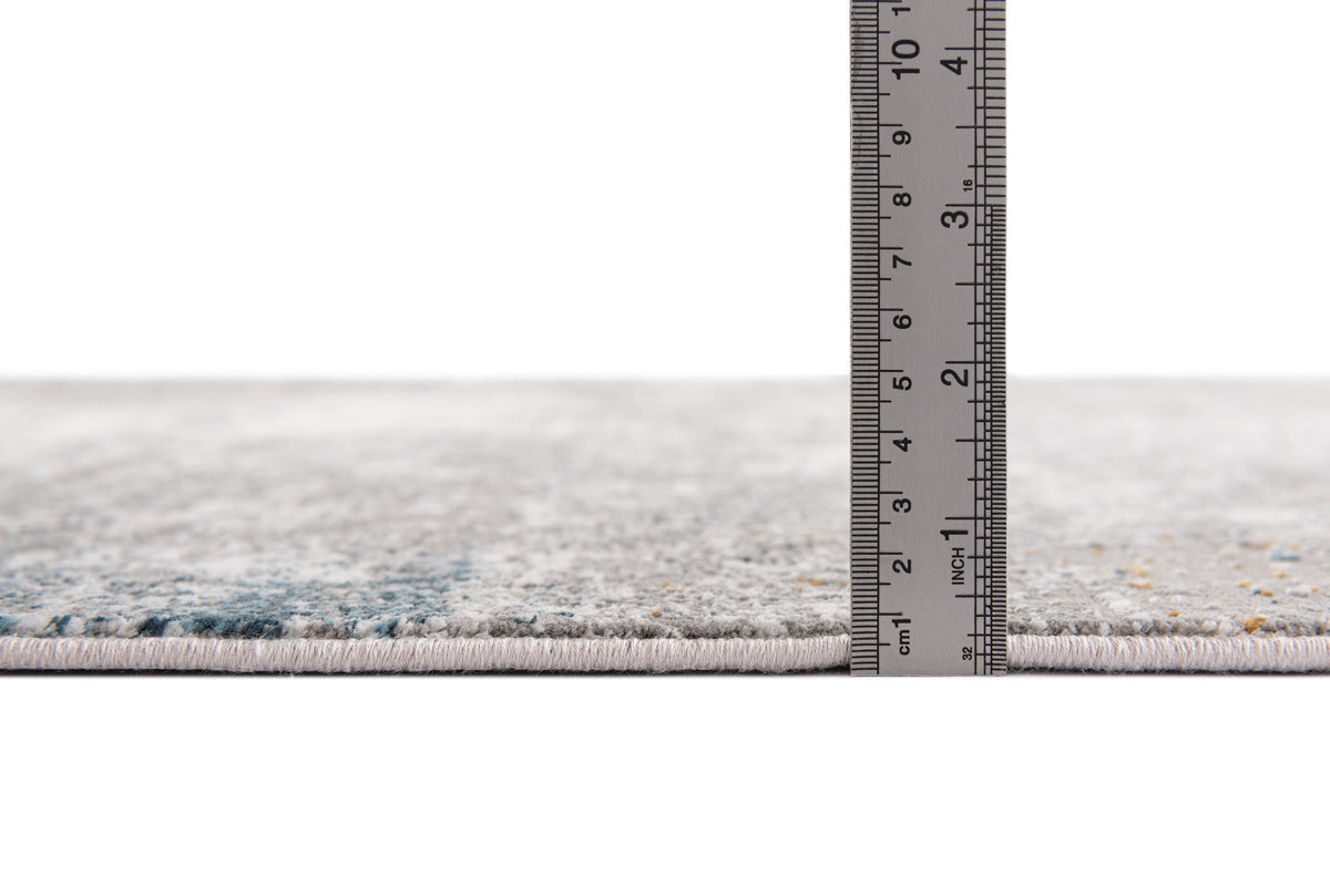 Rechteck Luxus Teppich Zurich in Grau von Hadorn™ - Lifestyle Image