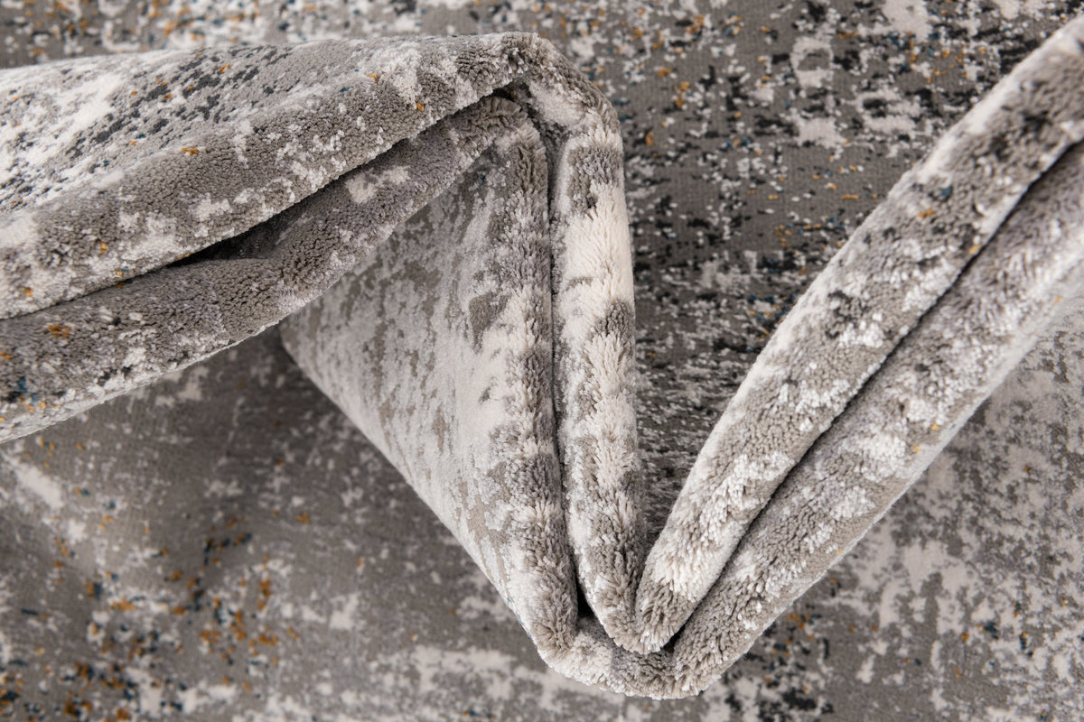 Rechteck Luxus Teppich Zurich in Grau von Hadorn™ - Lifestyle Image