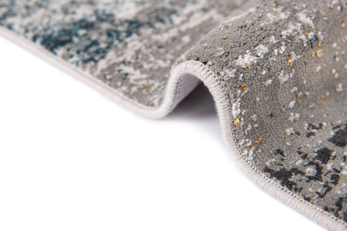 Rechteck Luxus Teppich Zurich in Grau von Hadorn™ - Lifestyle Image