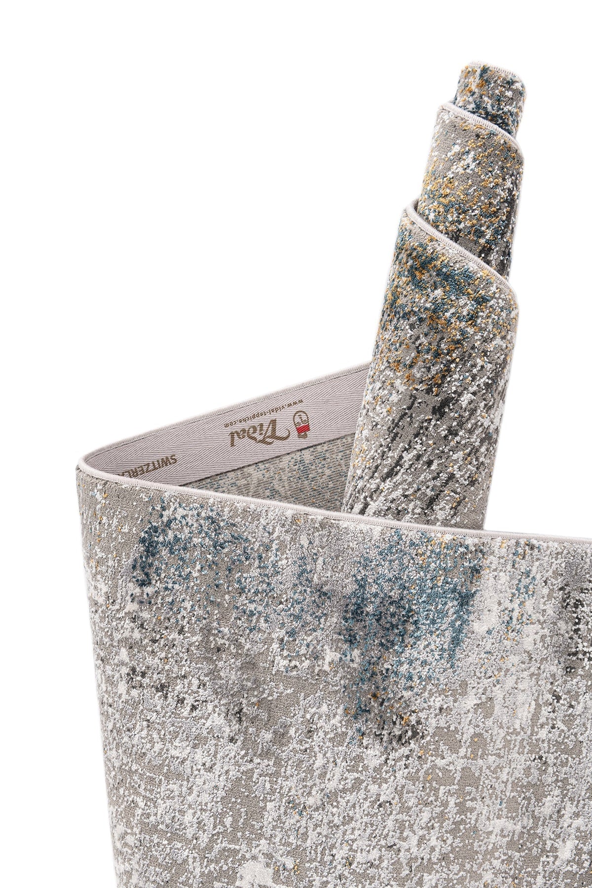 Läufer Luxus Teppich Zurich in Grau von Hadorn™ - Lifestyle Image