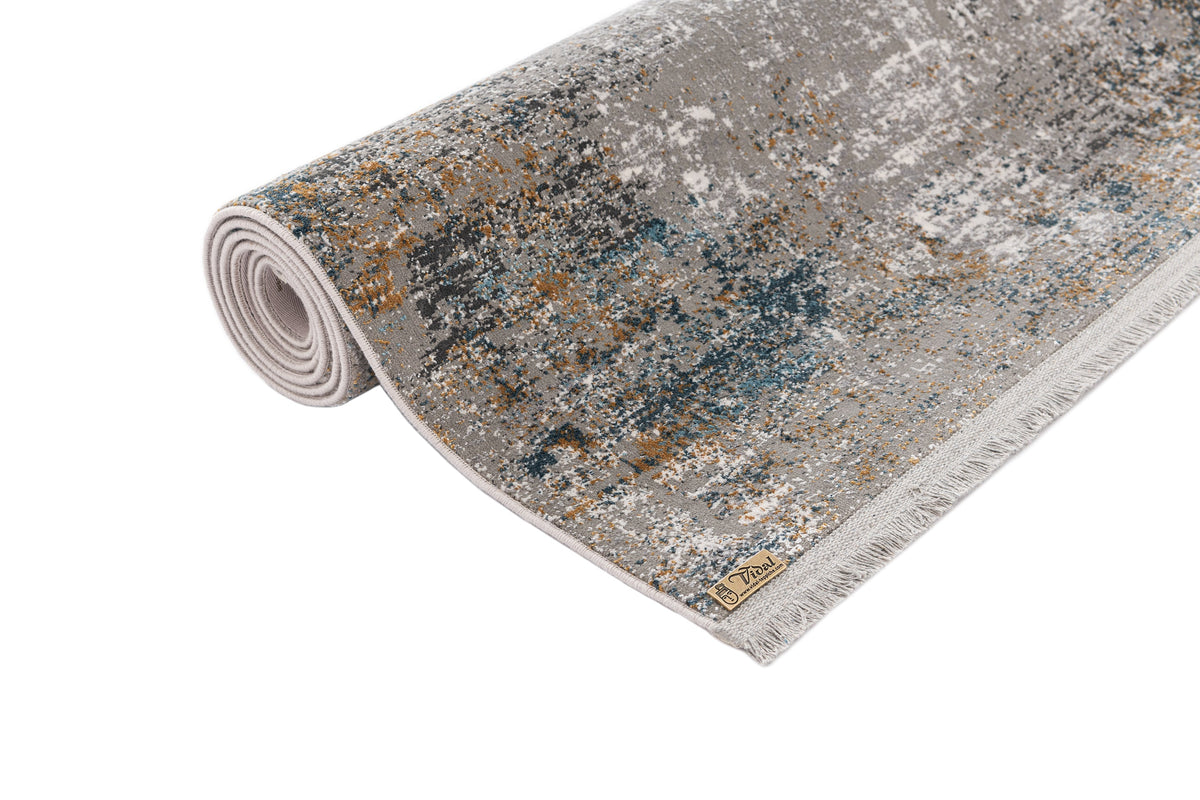 Rechteck Luxus Teppich Zurich in Grau von Hadorn™ - Lifestyle Image