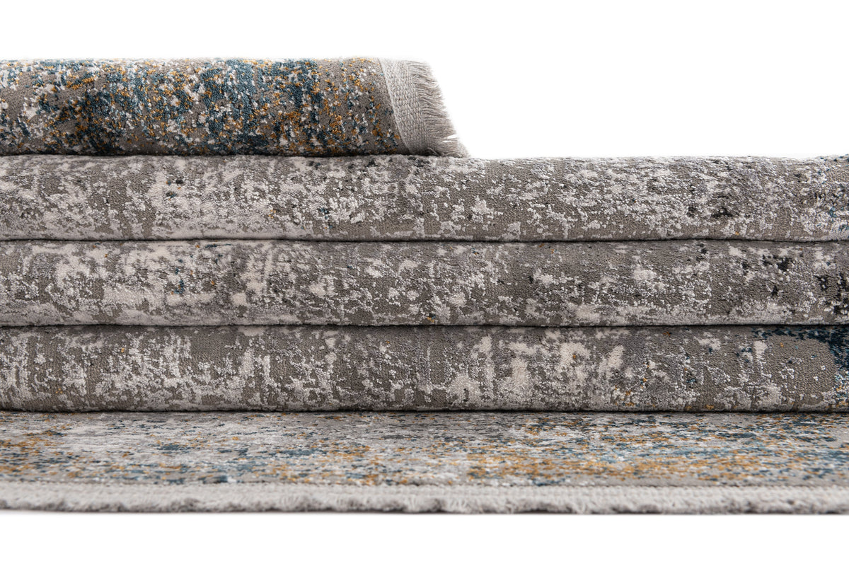Rechteck Luxus Teppich Zurich in Grau von Hadorn™ - Lifestyle Image