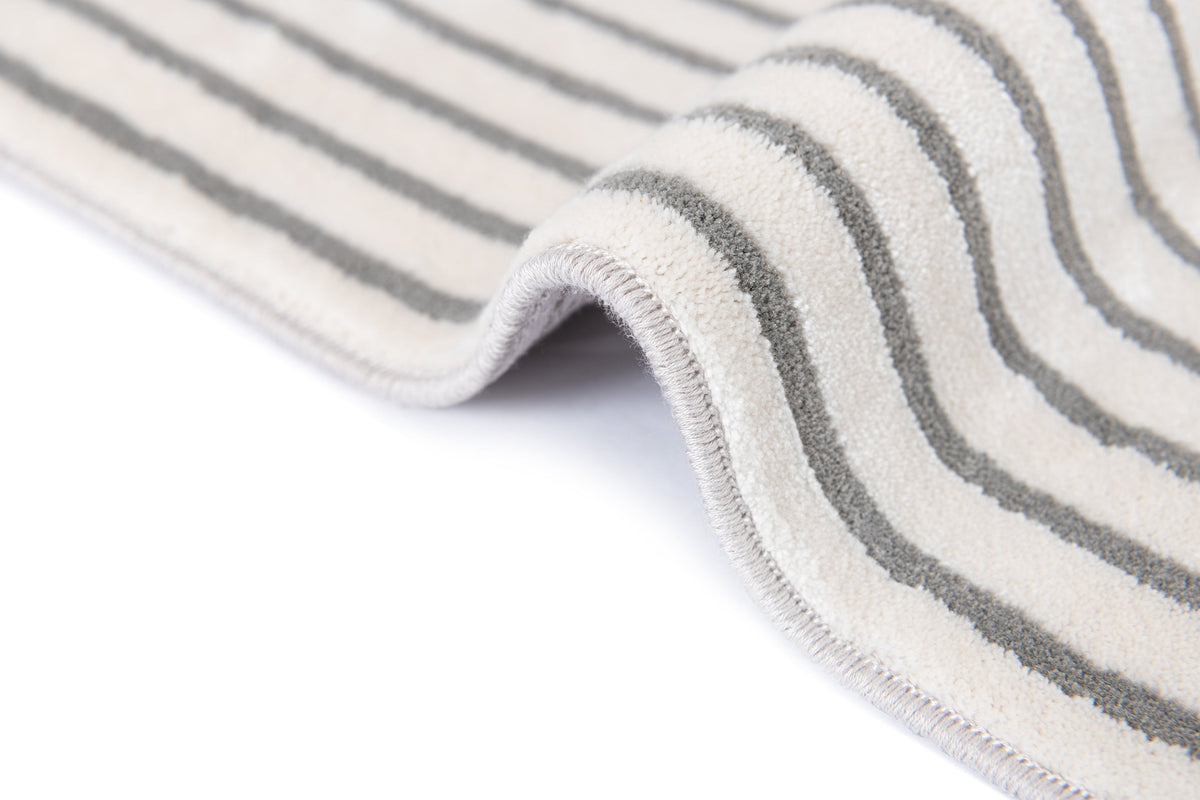 Rechteck Luxus Teppich Zurich in Grau von Hadorn™ - Lifestyle Image