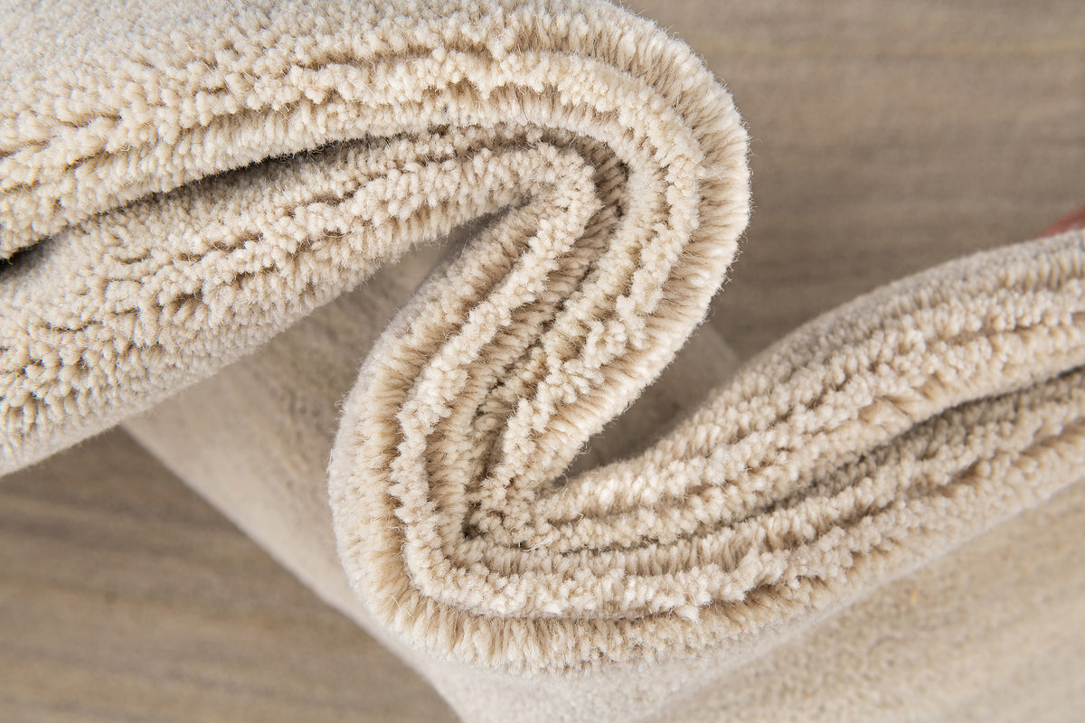 Quadratisch Teppich Emmen in Beige von Hadorn™ - Lifestyle Image
