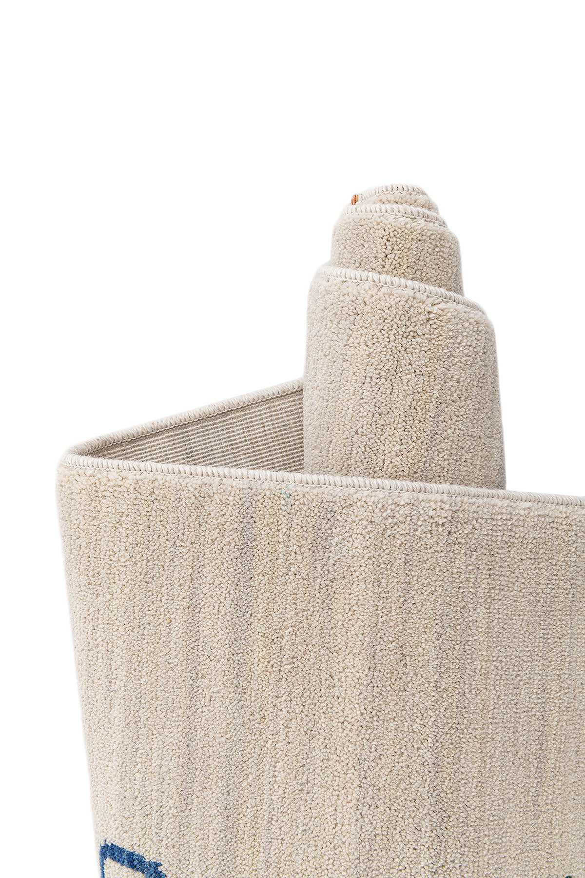Quadratisch Teppich Emmen in Beige von Hadorn™ - Lifestyle Image