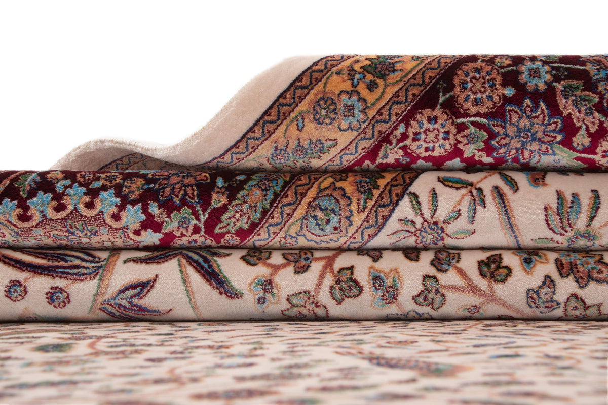 Rund Teppich Kalopsia Ravi in Braun von Hadorn™ - Lifestyle Image