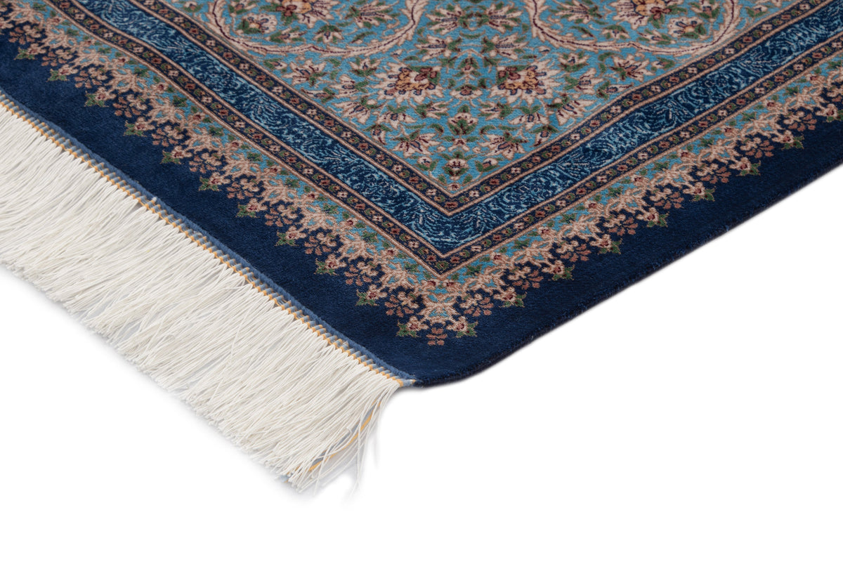 Läufer Teppich Kalopsia Malaquita in Blau von Hadorn™ - Lifestyle Image