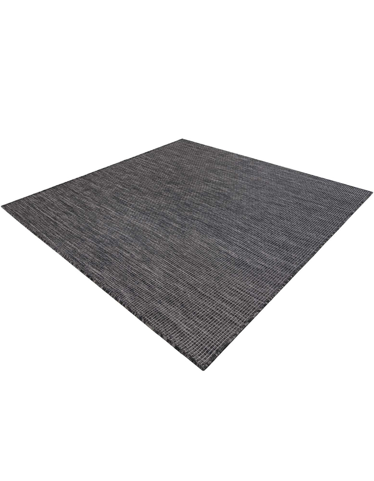 Quadratisch Outdoor Teppich Tulum Outdoor in Schwarz von Hadorn™ - Lifestyle Image