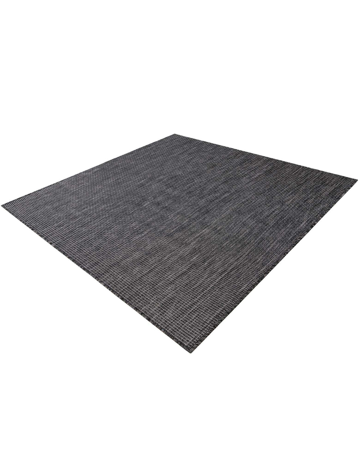 Quadratisch Outdoor Teppich Tulum Outdoor in Schwarz von Hadorn™ - Lifestyle Image