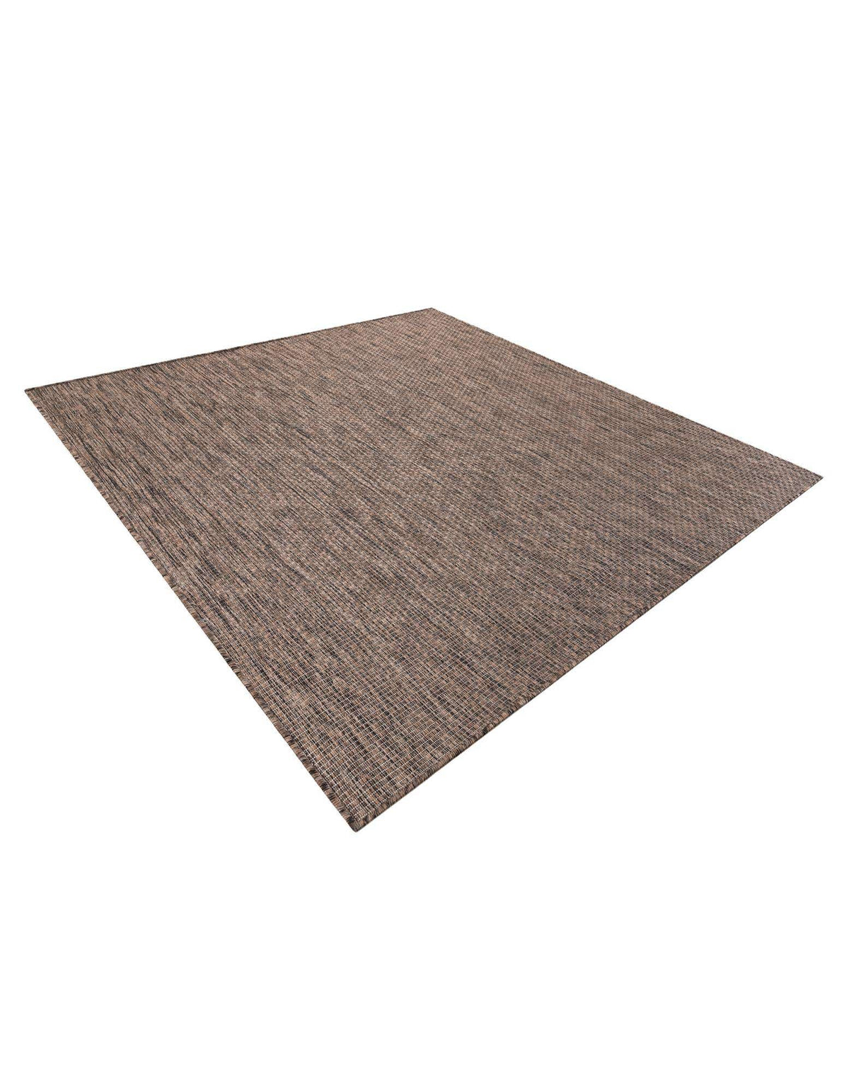 Quadratisch Outdoor Teppich Tulum Outdoor in Hellbraun von Hadorn™ - Lifestyle Image