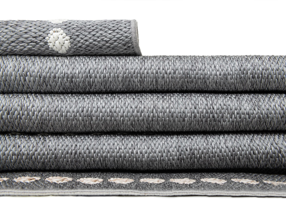 Rechteck Teppich Juniper Classic in Grau von Hadorn™ - Lifestyle Image