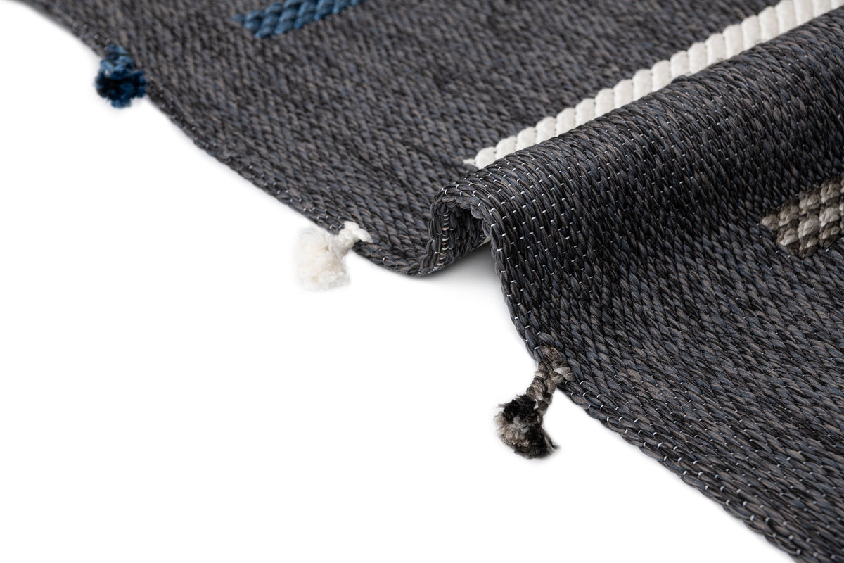 Läufer Teppich Juniper Boho in Anthrazit von Hadorn™ - Lifestyle Image