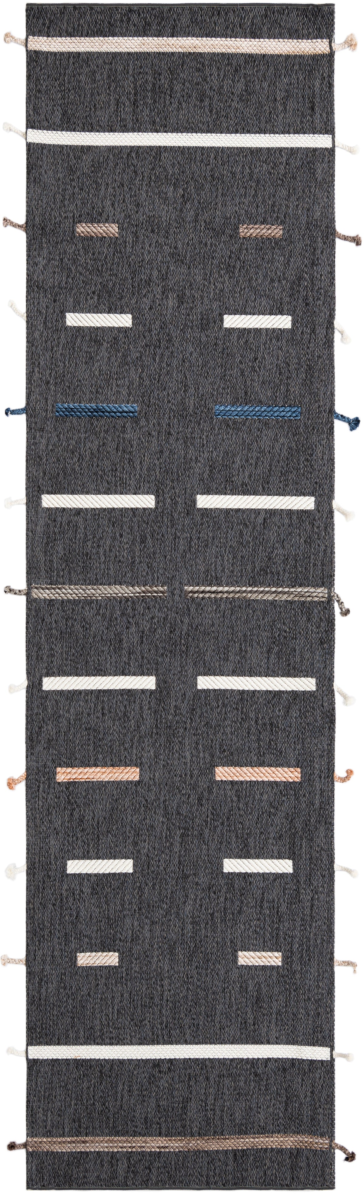 Läufer Teppich Juniper Boho in Anthrazit von Hadorn™ - Lifestyle Image