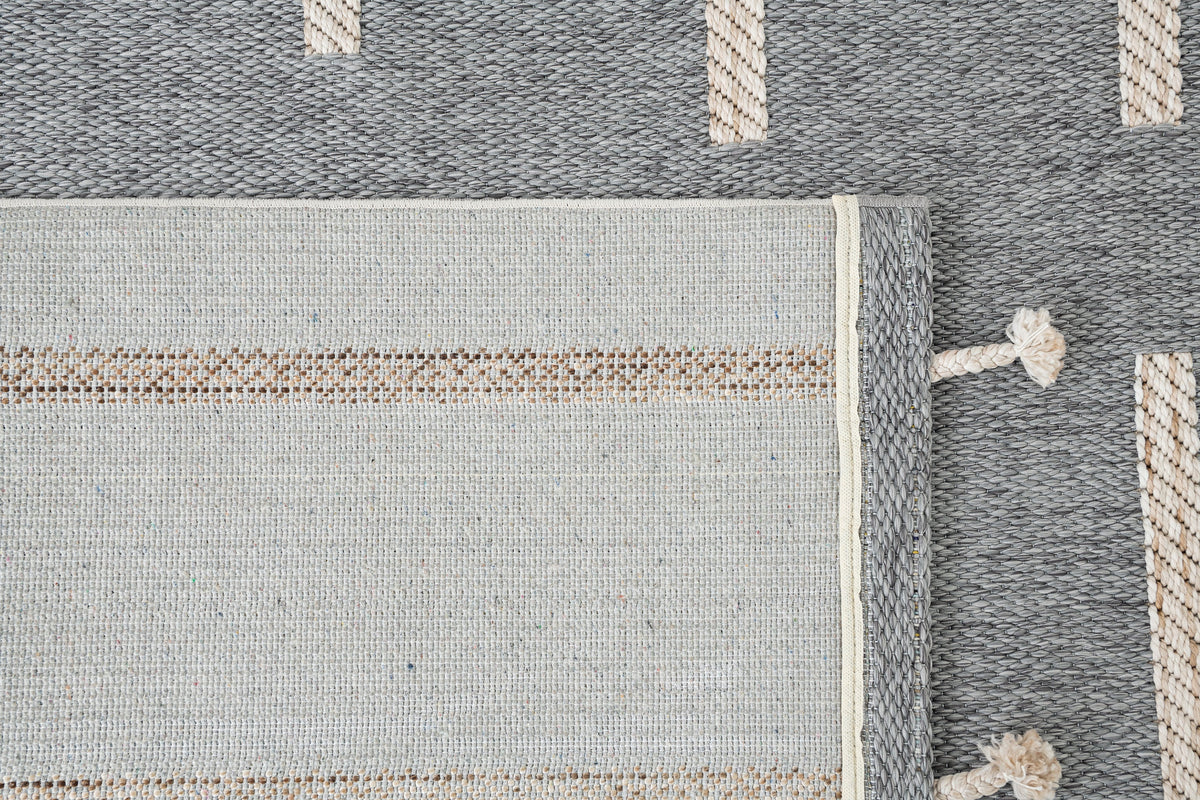 Läufer Teppich Juniper Boho in Grau von Hadorn™ - Lifestyle Image