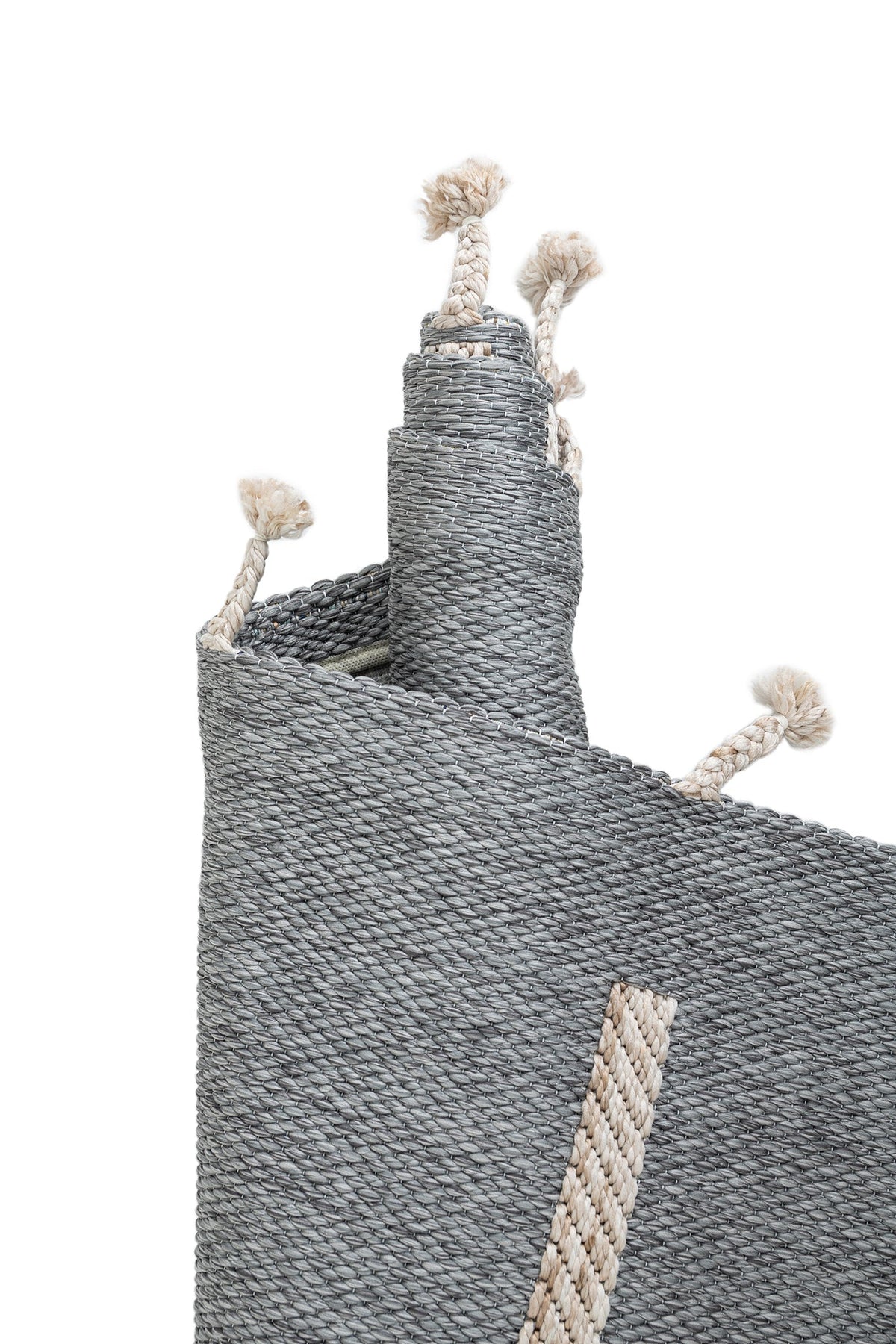 Läufer Teppich Juniper Boho in Grau von Hadorn™ - Lifestyle Image