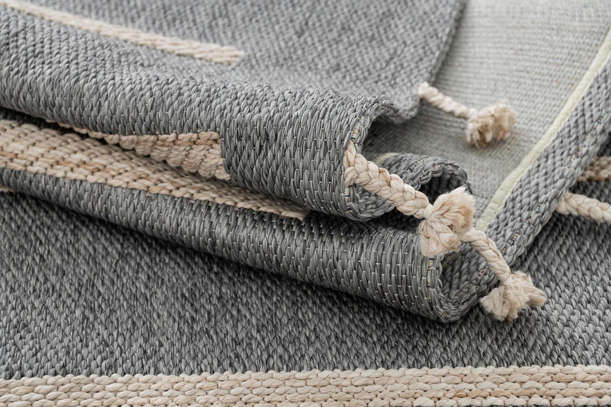 Läufer Teppich Juniper Boho in Grau von Hadorn™ - Lifestyle Image