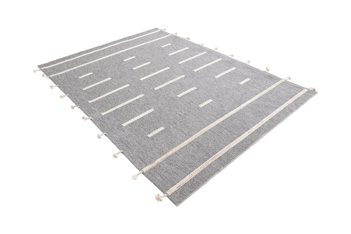 Läufer Teppich Juniper Boho in Grau von Hadorn™ - Lifestyle Image
