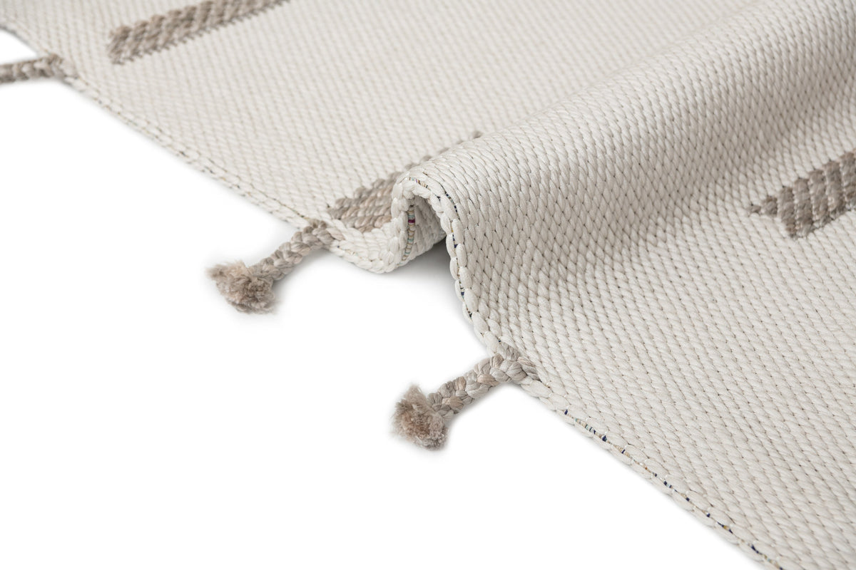 Läufer Teppich Juniper Boho in Weiss von Hadorn™ - Lifestyle Image