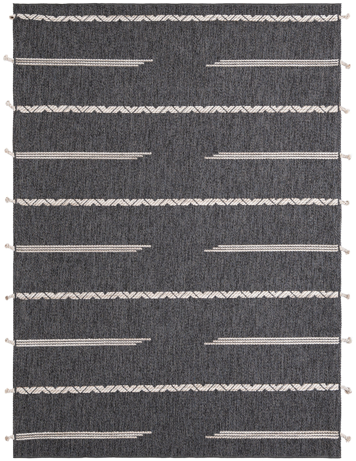 Rechteck Teppich Juniper Lyn in Anthrazit von Hadorn™ - Lifestyle Image