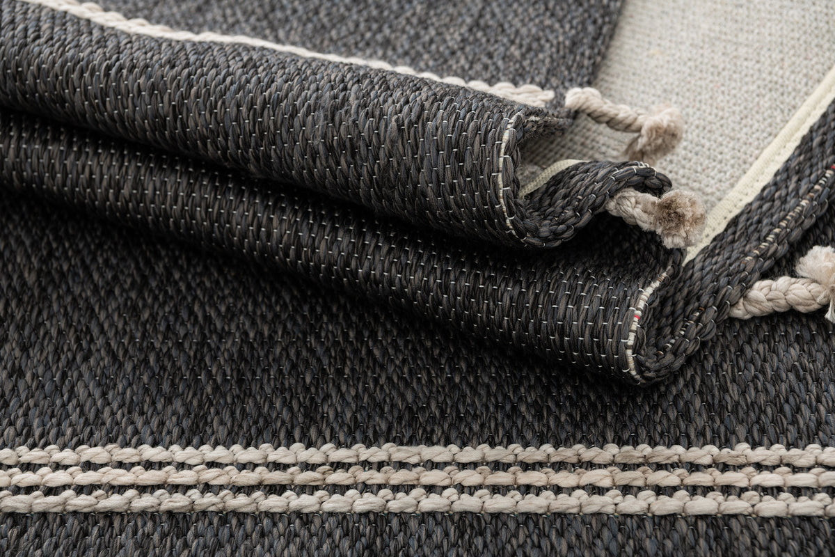 Läufer Teppich Juniper Lyn in Anthrazit von Hadorn™ - Lifestyle Image