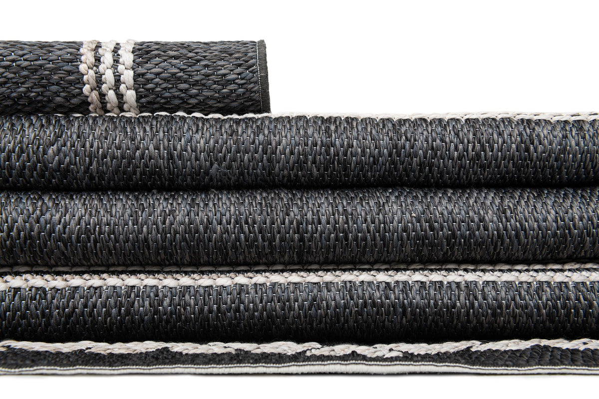 Läufer Teppich Juniper Lyn in Anthrazit von Hadorn™ - Lifestyle Image