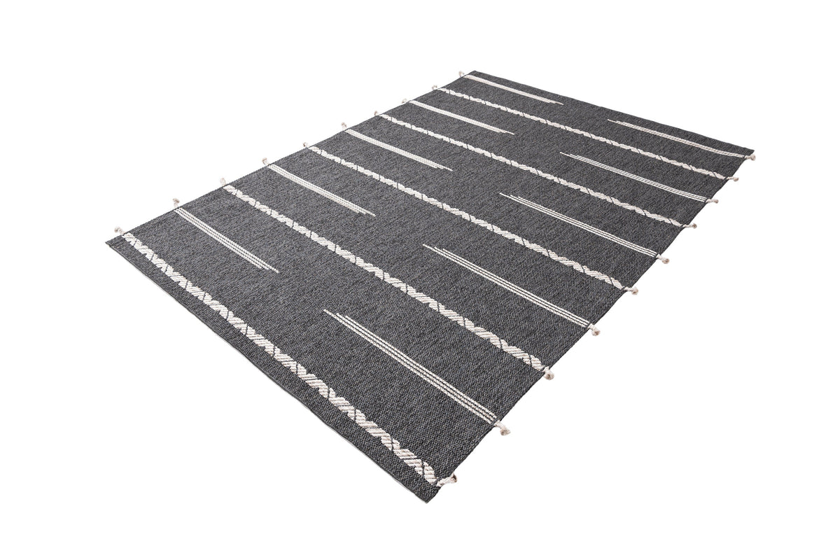 Läufer Teppich Juniper Lyn in Anthrazit von Hadorn™ - Lifestyle Image