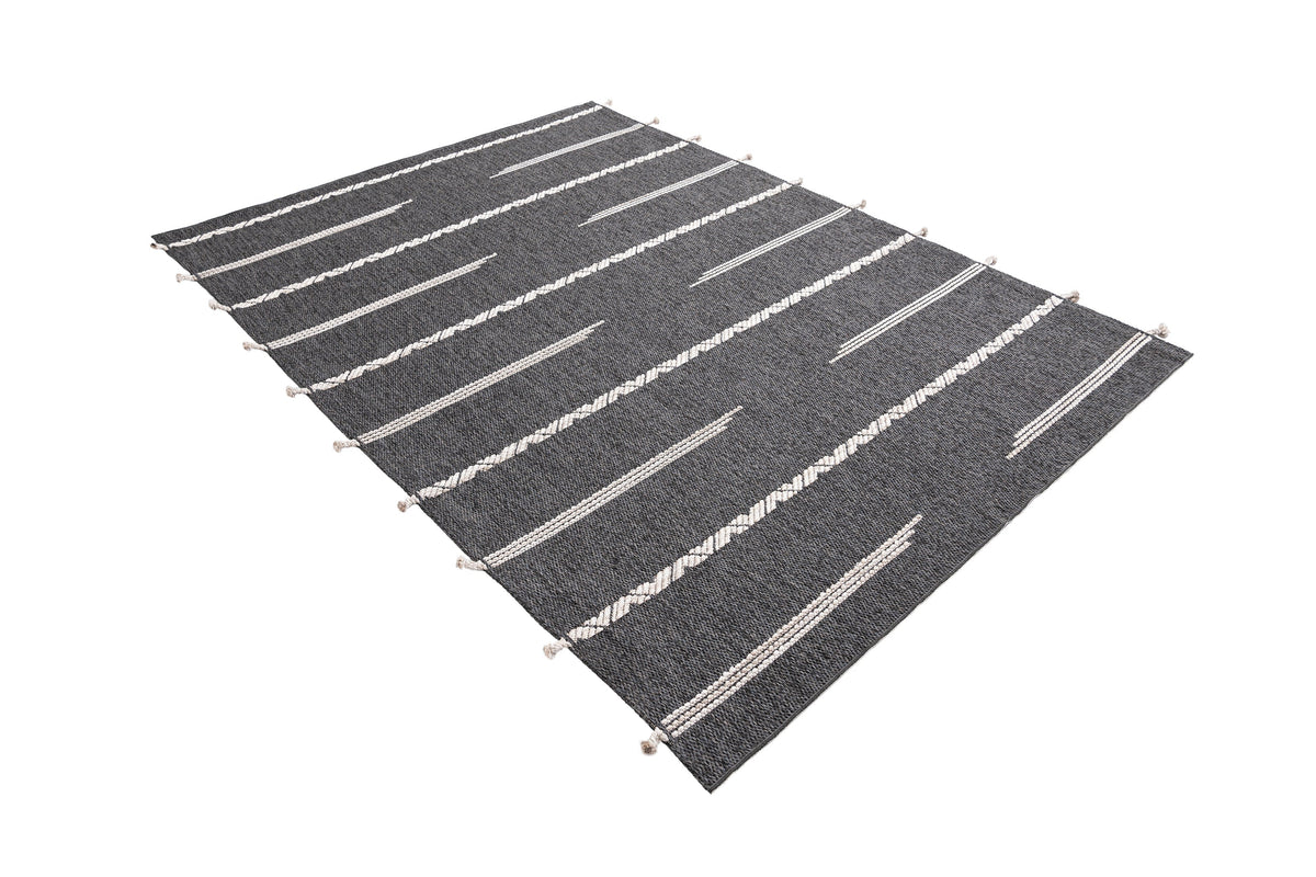 Läufer Teppich Juniper Lyn in Anthrazit von Hadorn™ - Lifestyle Image