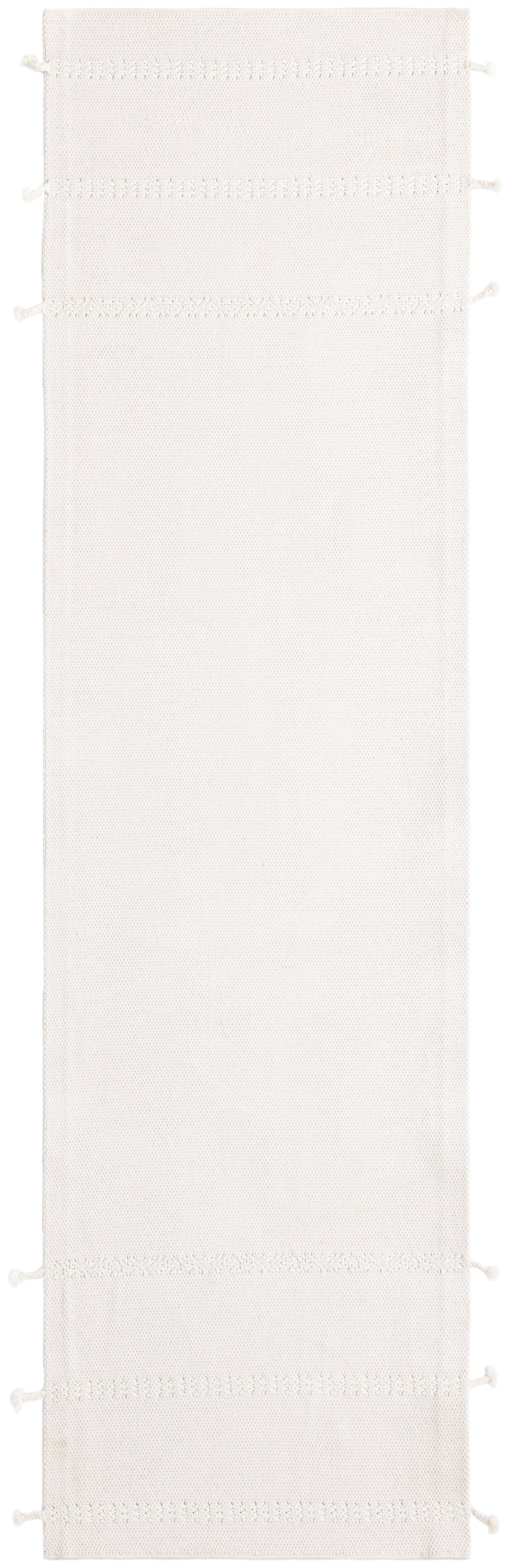 Läufer Teppich Juniper Solid in Weiss von Hadorn™ - Lifestyle Image