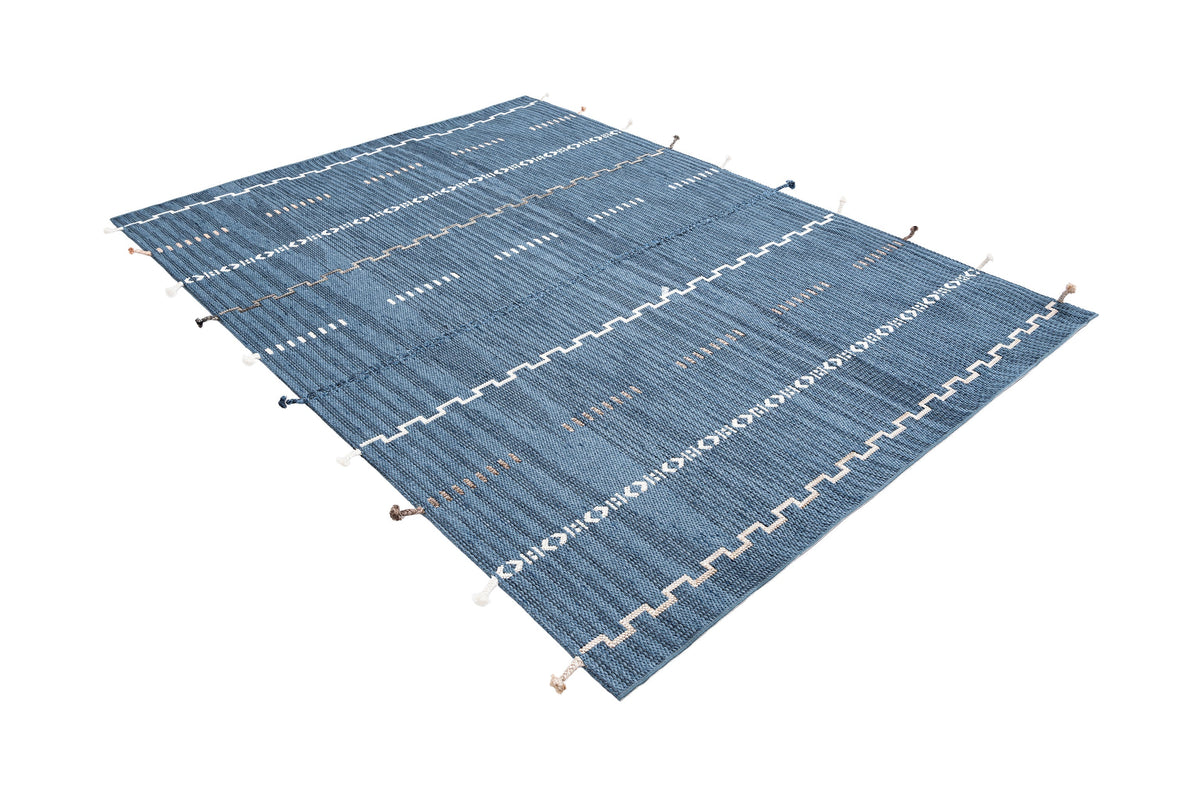 Läufer Teppich Juniper Greka in Blau von Hadorn™ - Lifestyle Image
