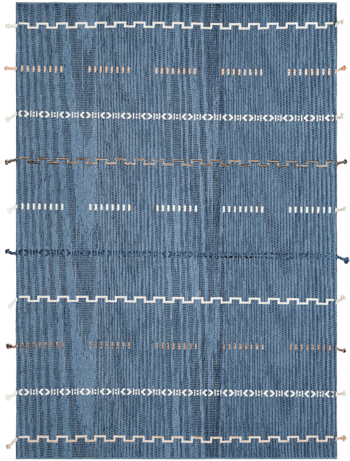 Rechteck Teppich Juniper Greka in Blau von Hadorn™ - Lifestyle Image