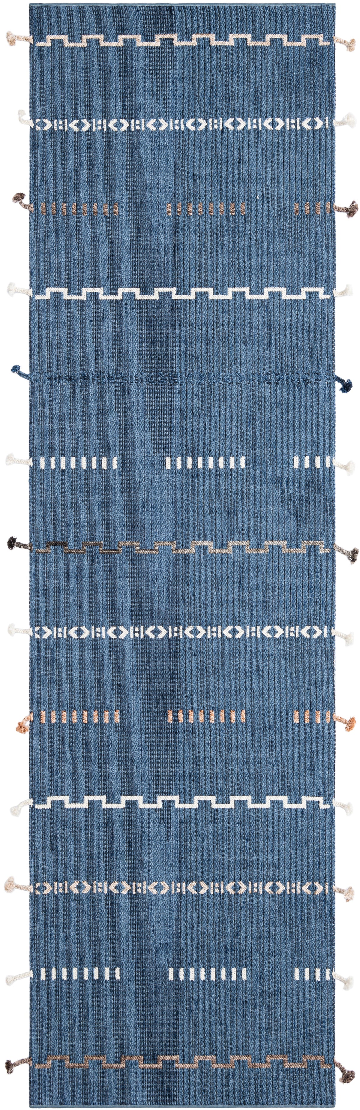 Läufer Teppich Juniper Greka in Blau von Hadorn™ - Lifestyle Image