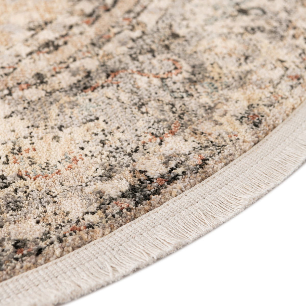 Oval Teppich Zora Modern in Creme von Hadorn™ - Lifestyle Image