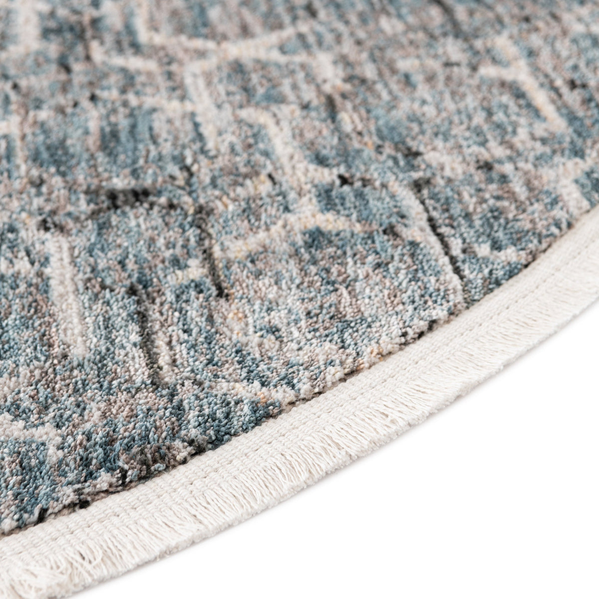 Oval Teppich Zora Modern in Blau von Hadorn™ - Lifestyle Image