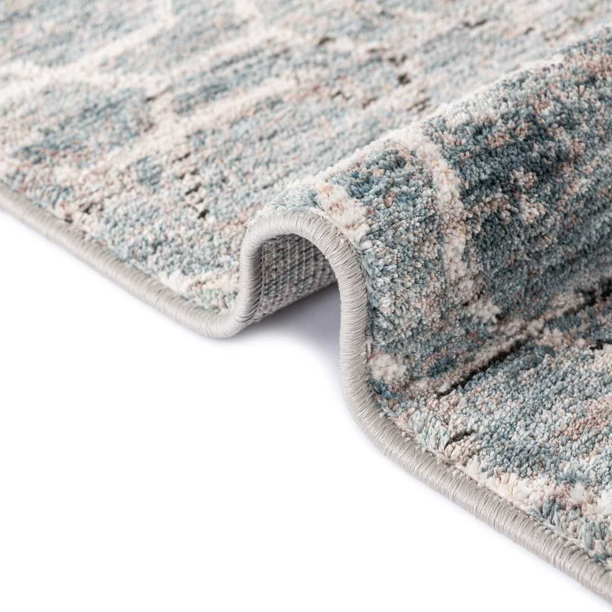 Oval Teppich Zora Modern in Blau von Hadorn™ - Lifestyle Image