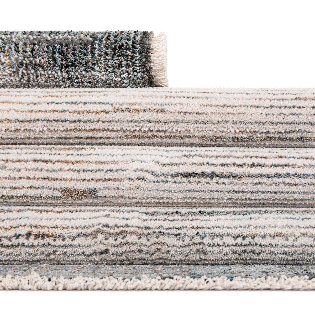 Oval Teppich Zora Blege in Blau von Hadorn™ - Lifestyle Image