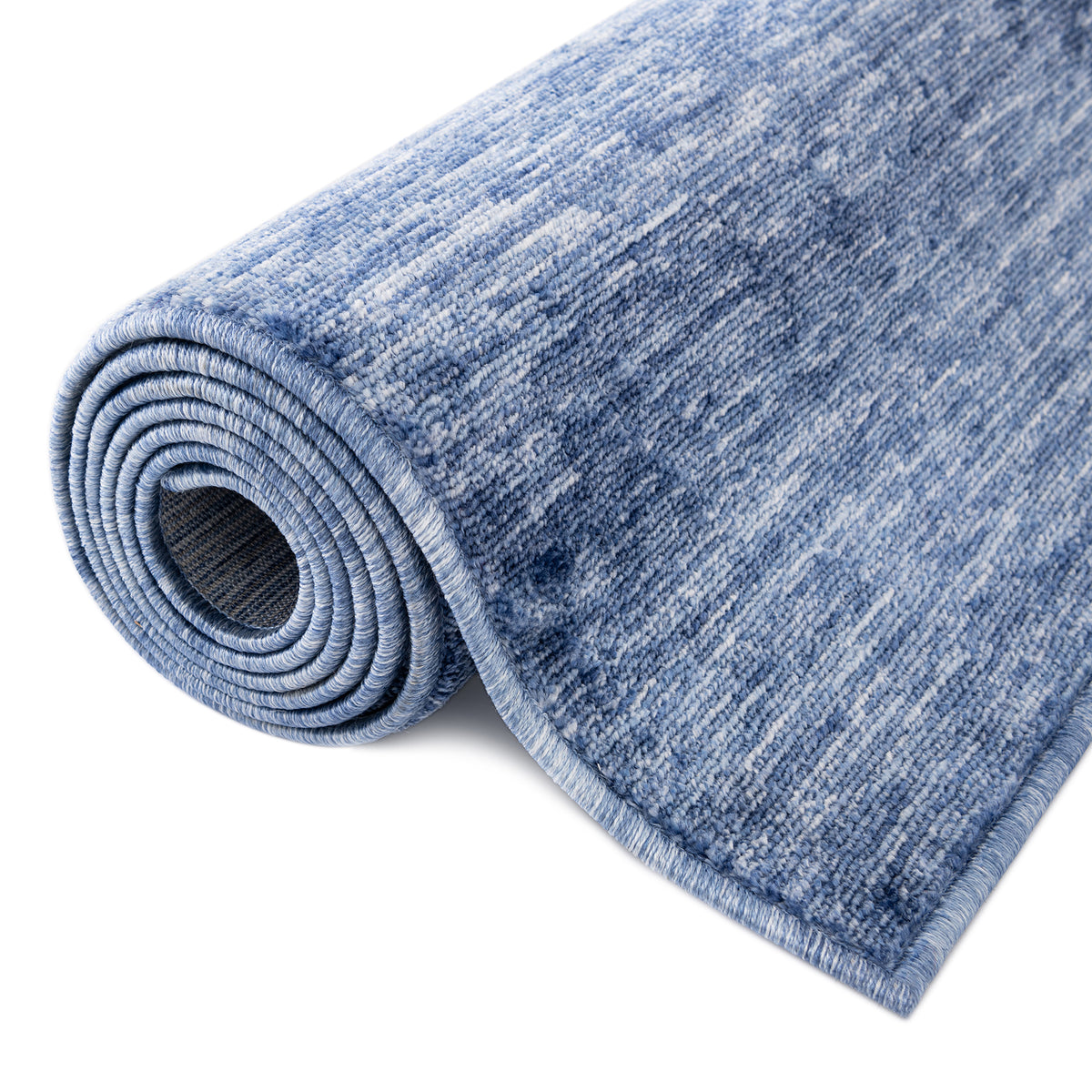 Rechteck Teppich Gabbeh Design in Blau von Hadorn™ - Lifestyle Image