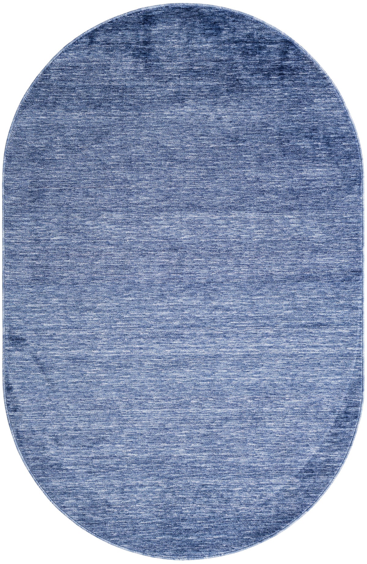 Oval Teppich Gabbeh Design in Blau von Hadorn™ - Lifestyle Image