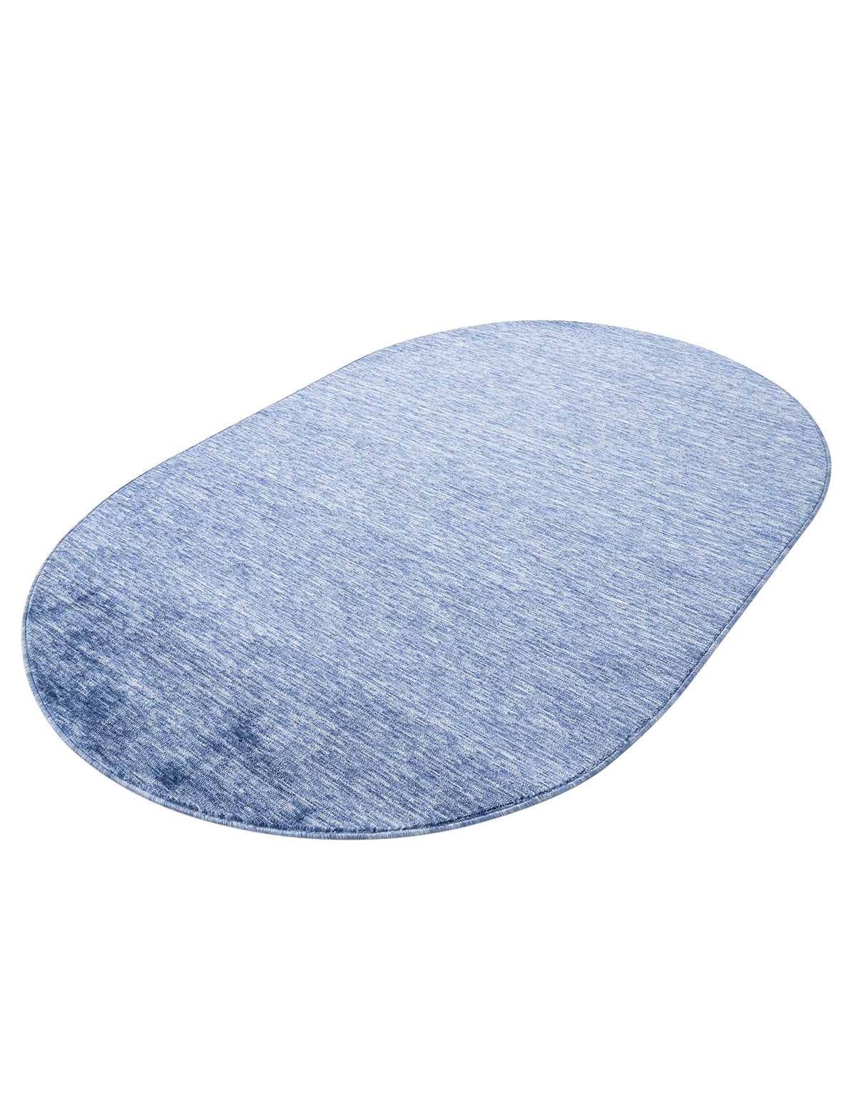 Oval Teppich Gabbeh Design in Blau von Hadorn™ - Lifestyle Image