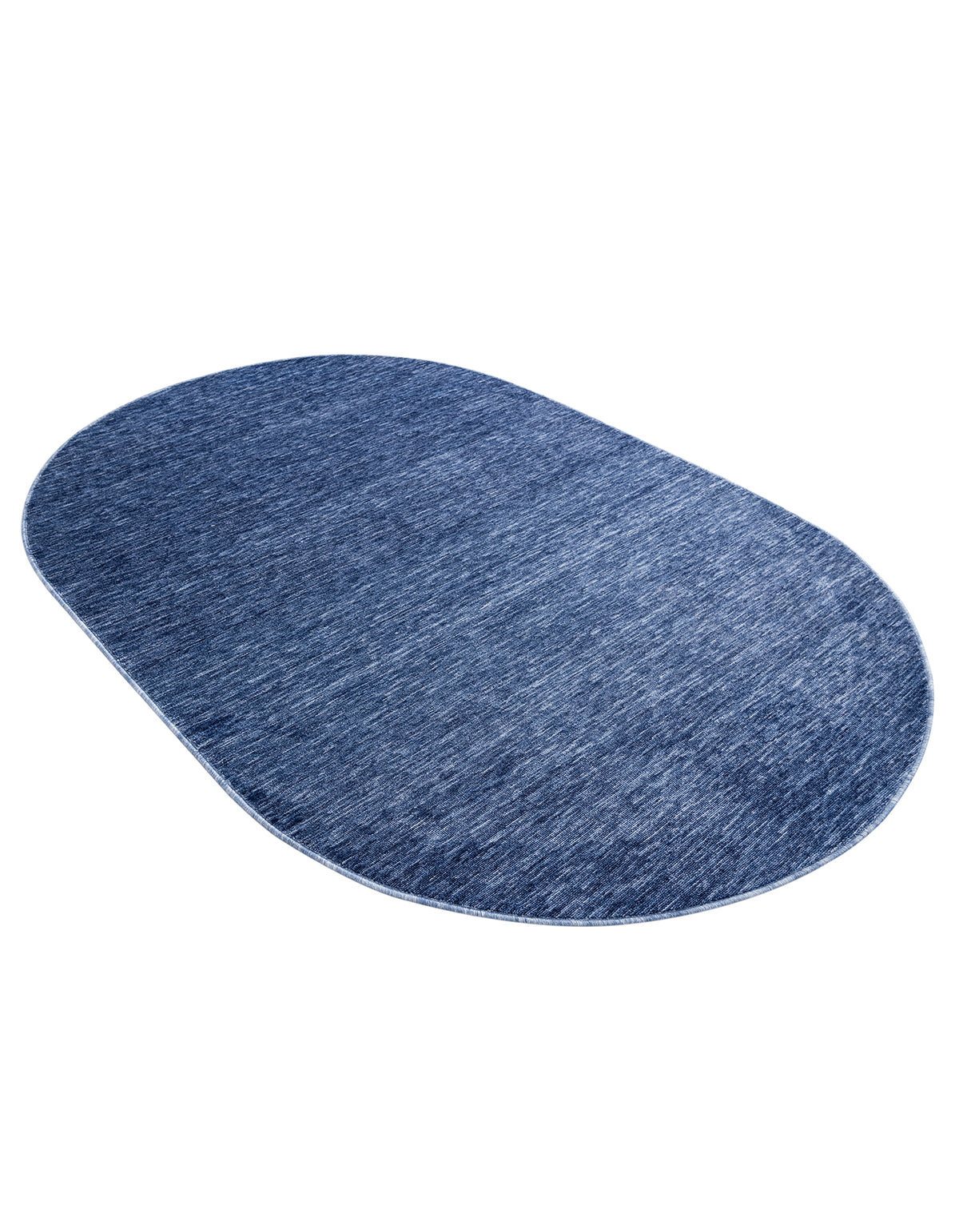 Oval Teppich Gabbeh Design in Blau von Hadorn™ - Lifestyle Image